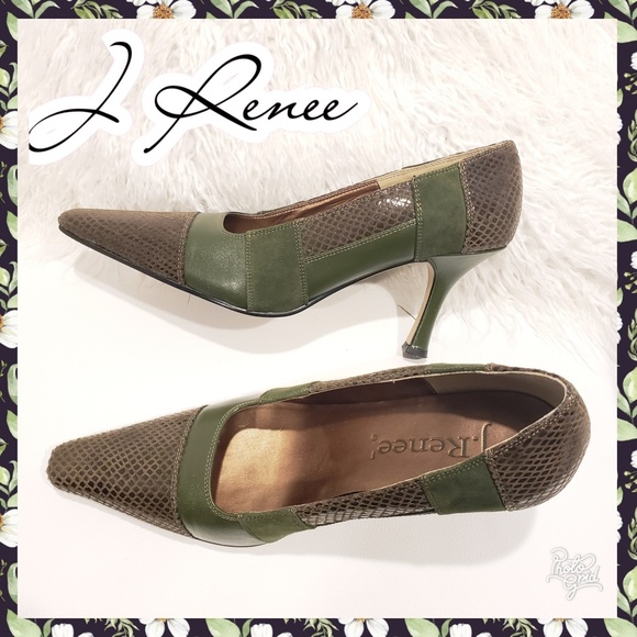 j renee green shoes
